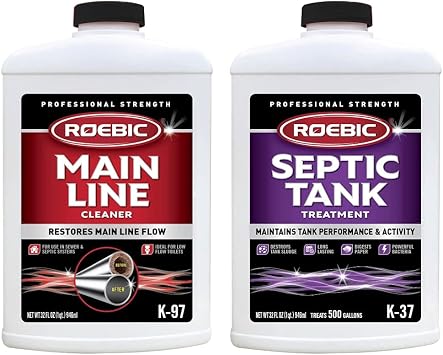 Roebic Main Line Cleaner + Septic Tank Treatment