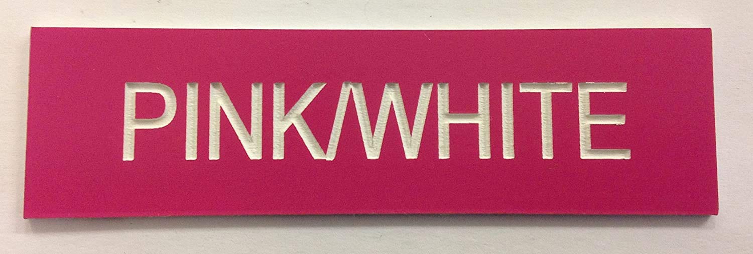 Fsss Ltd Pink Please Shut The Gate Thank You Engraved Acrylic Sign 150X40x2mm (Pink)