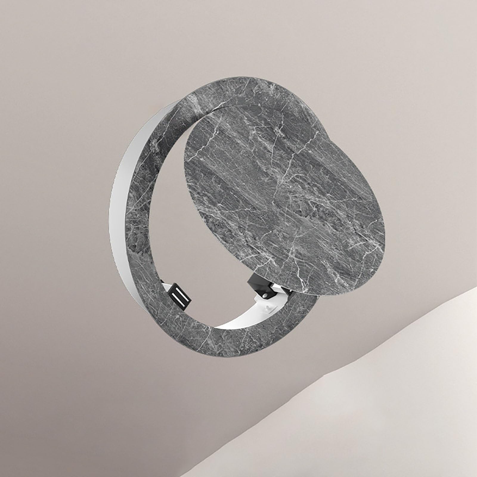 Trappe de visite placo ronde 45cm avec fermeture magnétique et vis pour mur et plafond