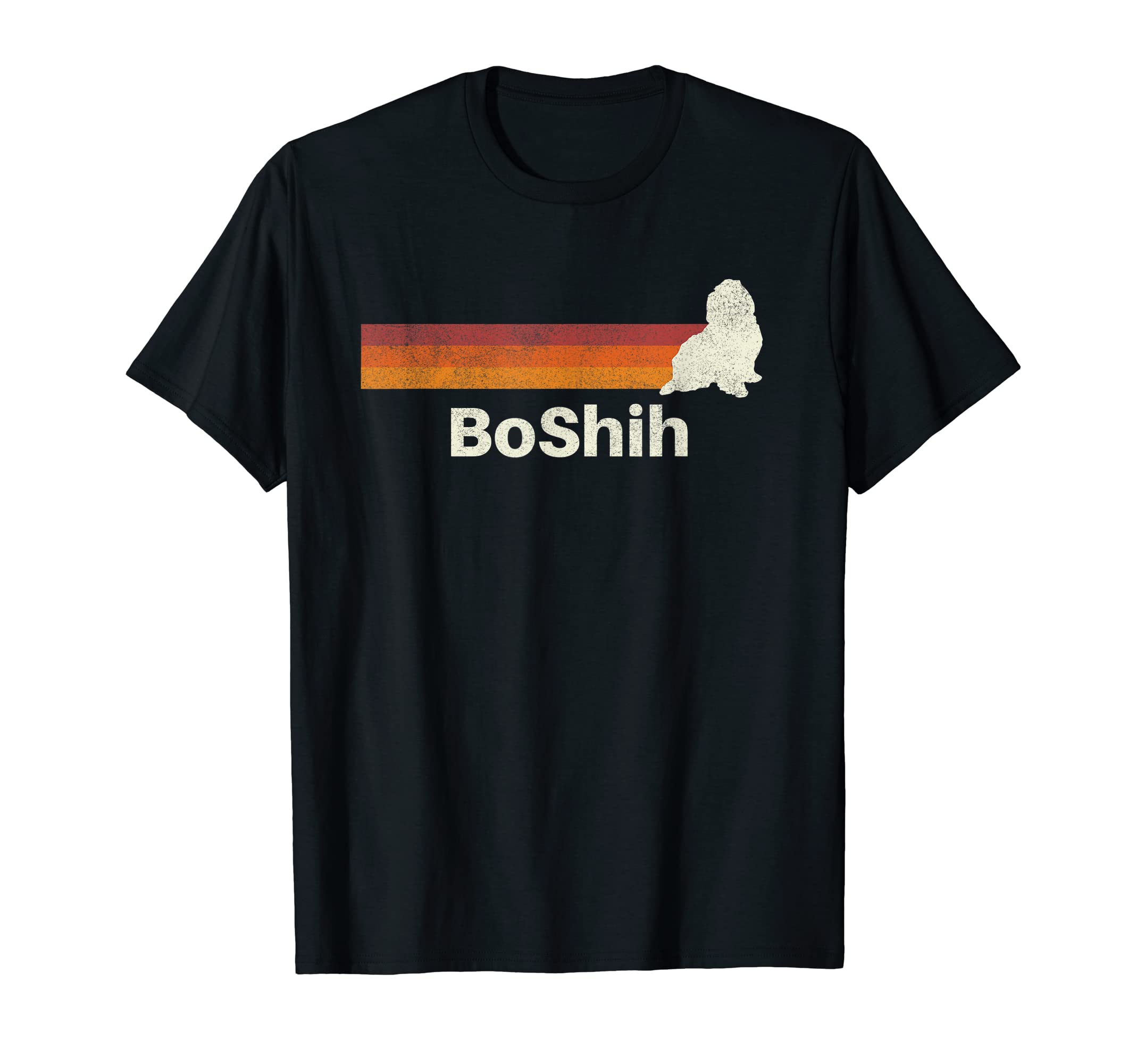 Vintage BoShih Retro Mom Dad Dog T-Shirt