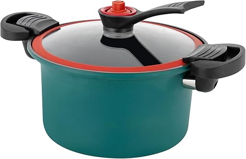 Olla de cocción lenta a presión de 1.8L para conservar, olla de presión al vacío, utensilios de cocina antiadherentes para microondas, olla