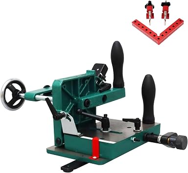 Heavy Duty Mortiser Machine, Woodworking Tenoning Jig, Loose Tenon Jig for Table Saws, Dedicated Tenon Clamping Tool, Compatible with Most Table Saws