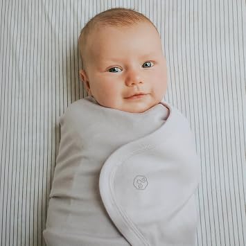 بطانية قماط Woolino Baby، بطانية استلام صوف Merino 100% للبنين والبنات، قماط لحديثي الولادة 0-3 أشهر، باللون البيج