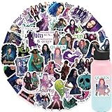 JXJMYU 50pcs Classic Movie Descendants Stickers Pack,Aesthetic Vinyl Waterproof Stickers for Adults Teen for Birthday Party Decoration Favors for Water Bottles Laptop Phone