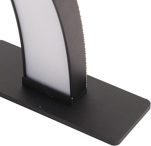 Miniatura 8 de Lámpara de escritorio de uñas de media luna de 22 pulgadas, luz LED regulable con brillo ajustable, diamantes de imitación decorativos, temperatura