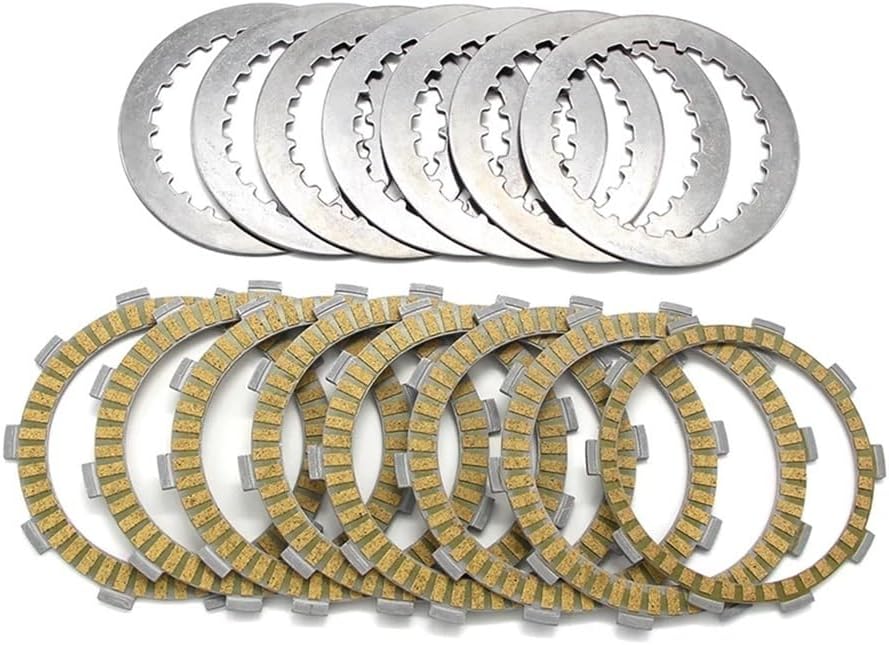 Motorcycle Clutch Friction Disc Plate Kit Compatible with XL700V NT700 NT700V VT750C2 VT750 VT750CD Compatible with BN600GT BN600i BN600R Part