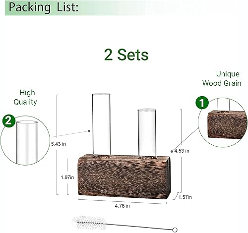 Miniatura 29 de Ivolador Estación de propagación de plantas, tubos de propagación de plantas, regalos para amantes de las plantas, soporte de corte de plantas