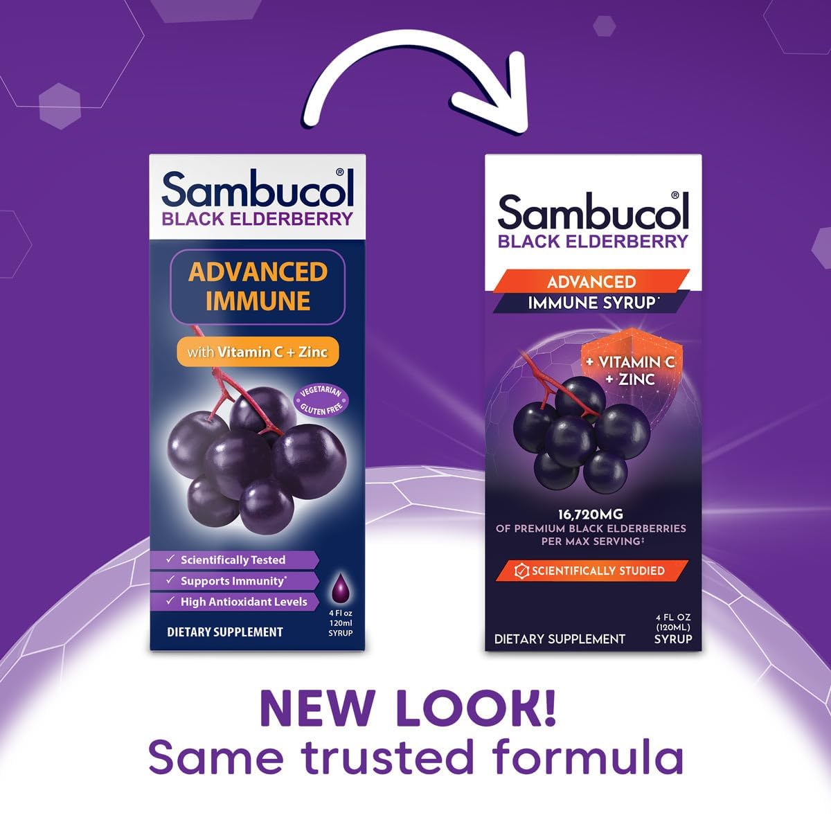Sambucol Advanced Black Elderberry Syrup, Immune Support - 4 Fl Oz — Amazon image 2