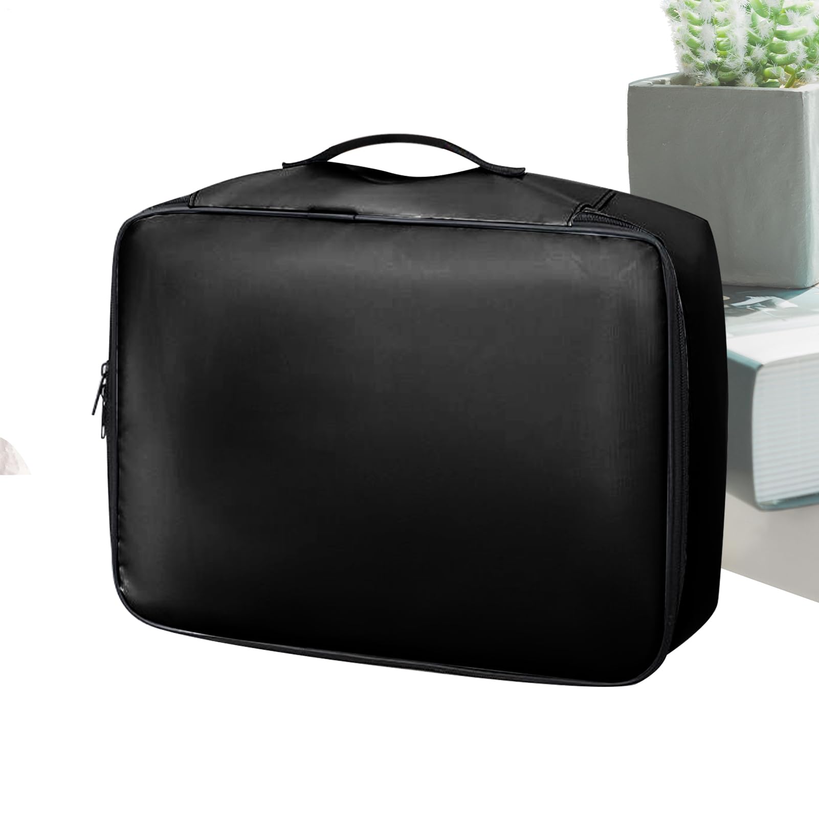 Boîte à documents ignifuge et étanche 37x29x10 cm avec serrure pour dossier sécurisé