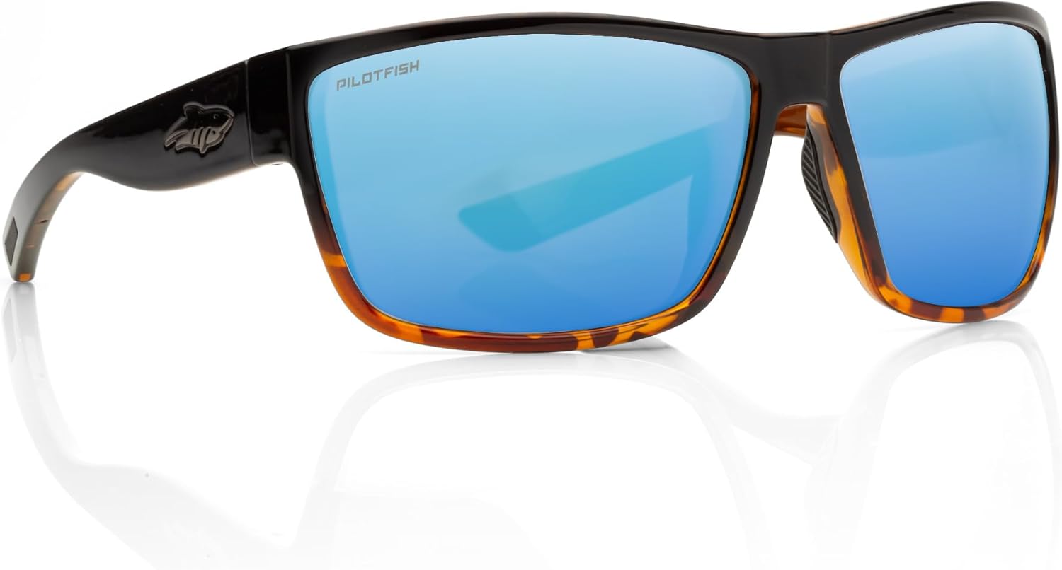 Pilotfish Ally Polarized Sunglasses for Fishing & Boating – UV400 Anti-Glare Lenses, TR90 Frame, Lightweight, Durable