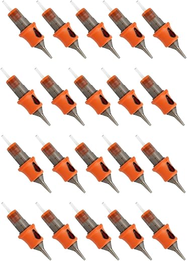Falcon Professional Tattoo Cartridge Needles – Premium Disposable Needle Cartridges for Rotary, Pen &amp; Coil Machines – Ster...