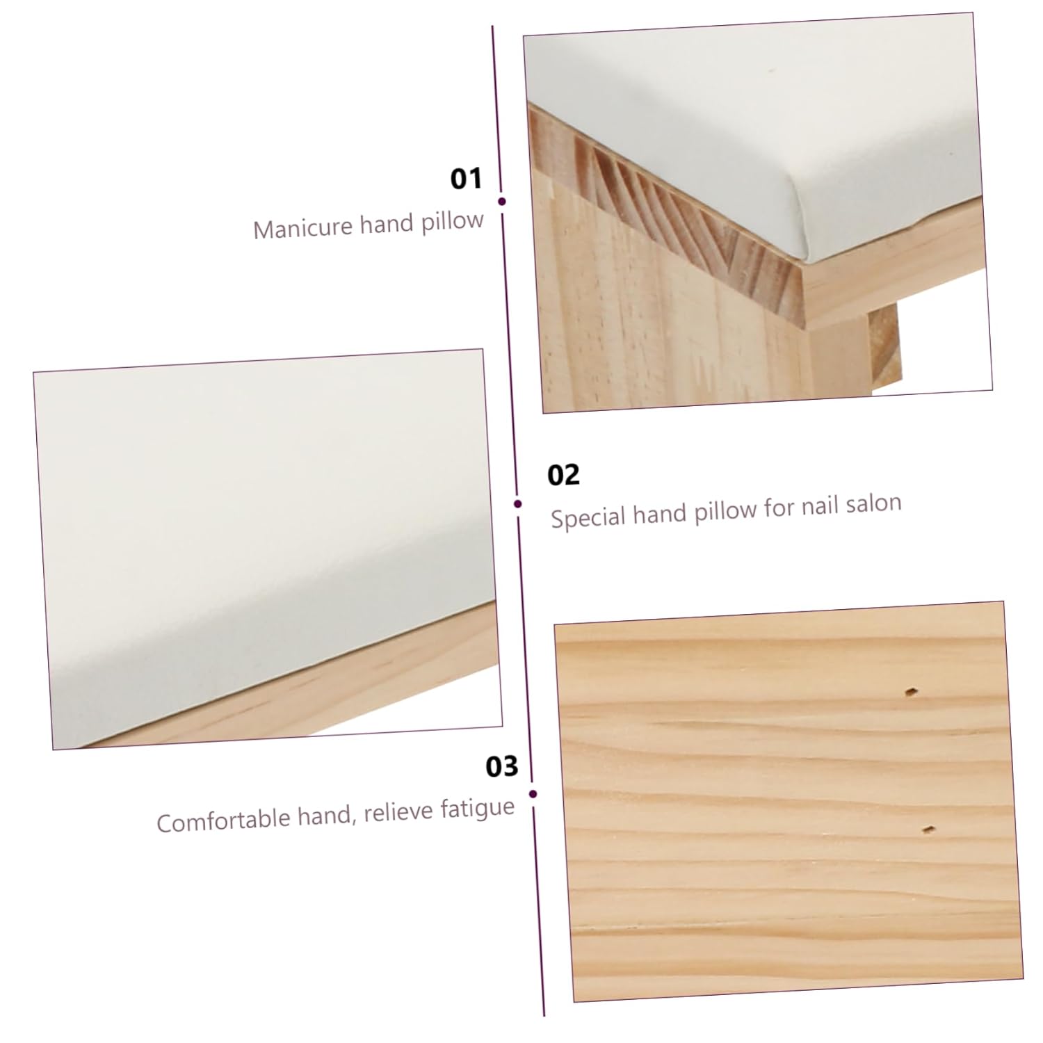 1pc Nail Art Hand Cushion Professional Manicure Hand Rest Pillow for Comfortable Support for Nail Technicians and Home Use Stylish