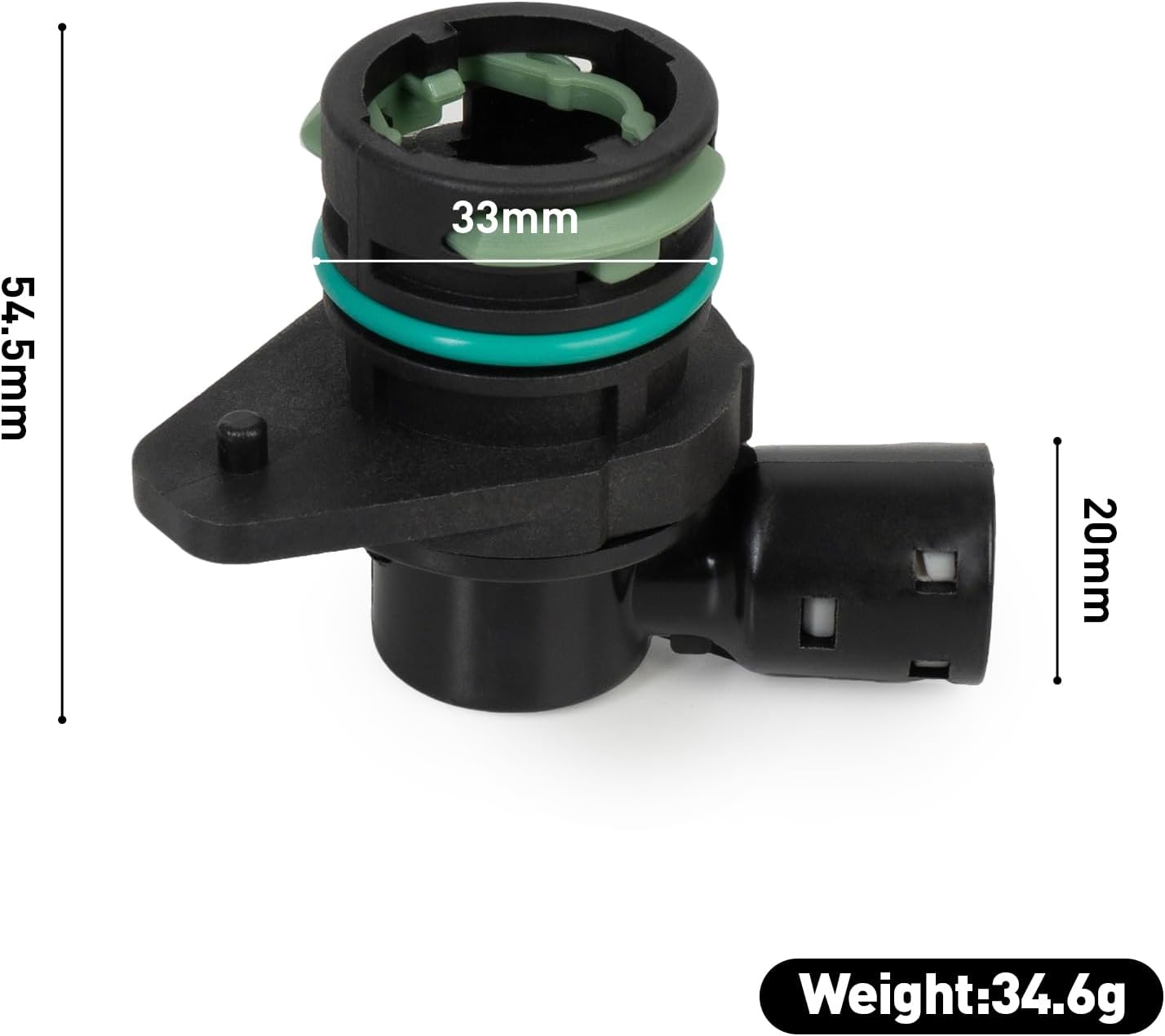 12663027 Positive Crankcase Ventilation PCV Valve Compatible with Cadillac Cts 2014-2019 2.0L,Ats 2013-2019 2.0L,Ct6 2016-2018 2.0L.Compatible with Chevrolet Malibu 2013-2020 2.0L,