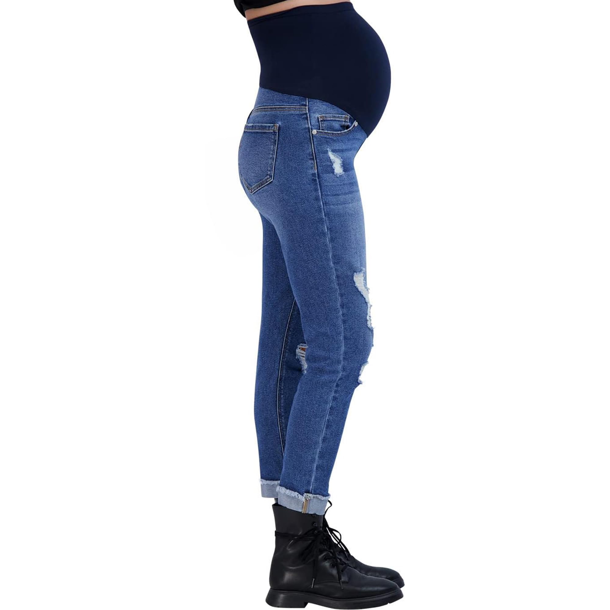 Savi Parker Women’s Maternity Jeans Over The Belly - Pregnancy Clothes for All Seasons, Maternity Pants