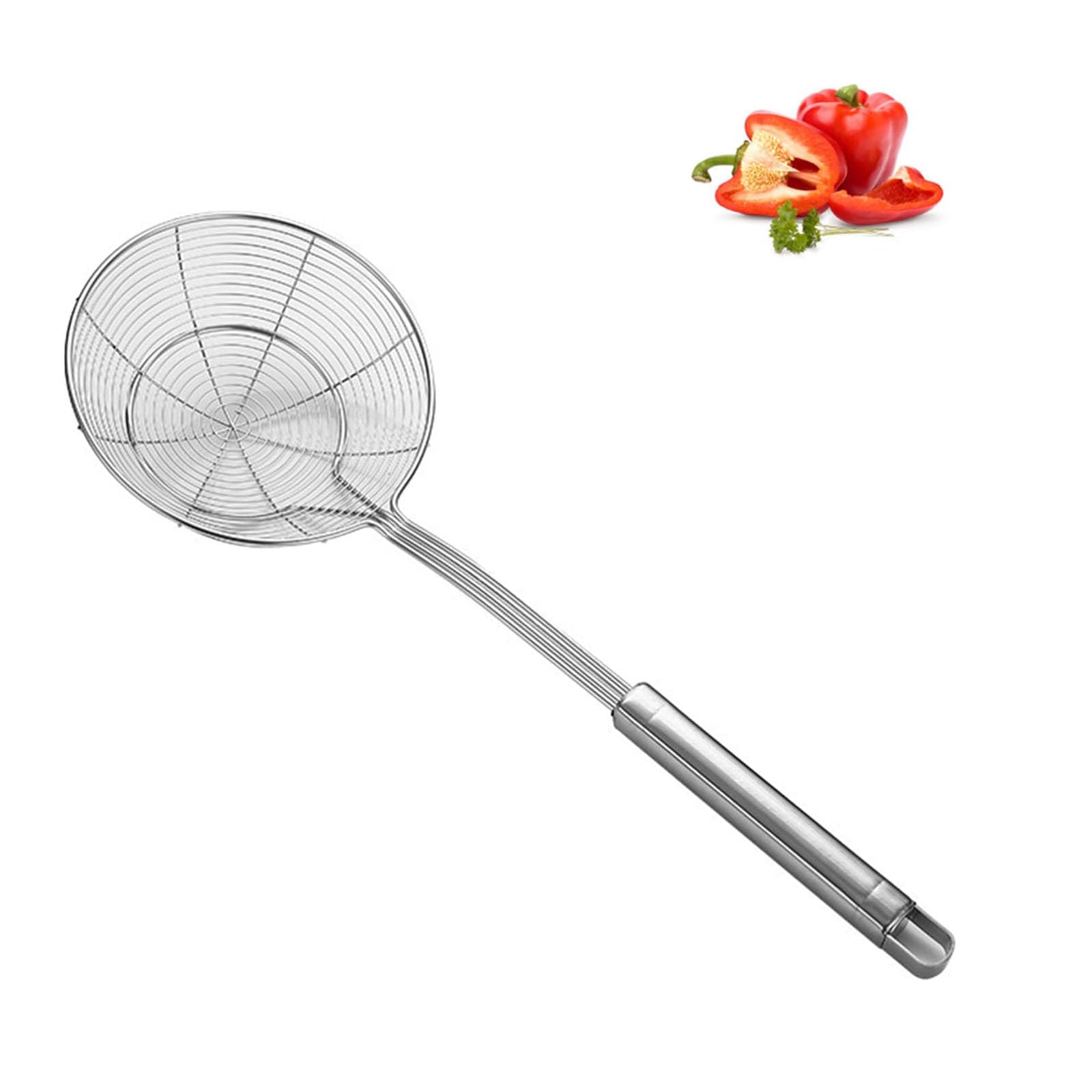 Amazon.co.jp: カス揚げ くとり アク取り網 14CM 揚げ物 すくい網 あく