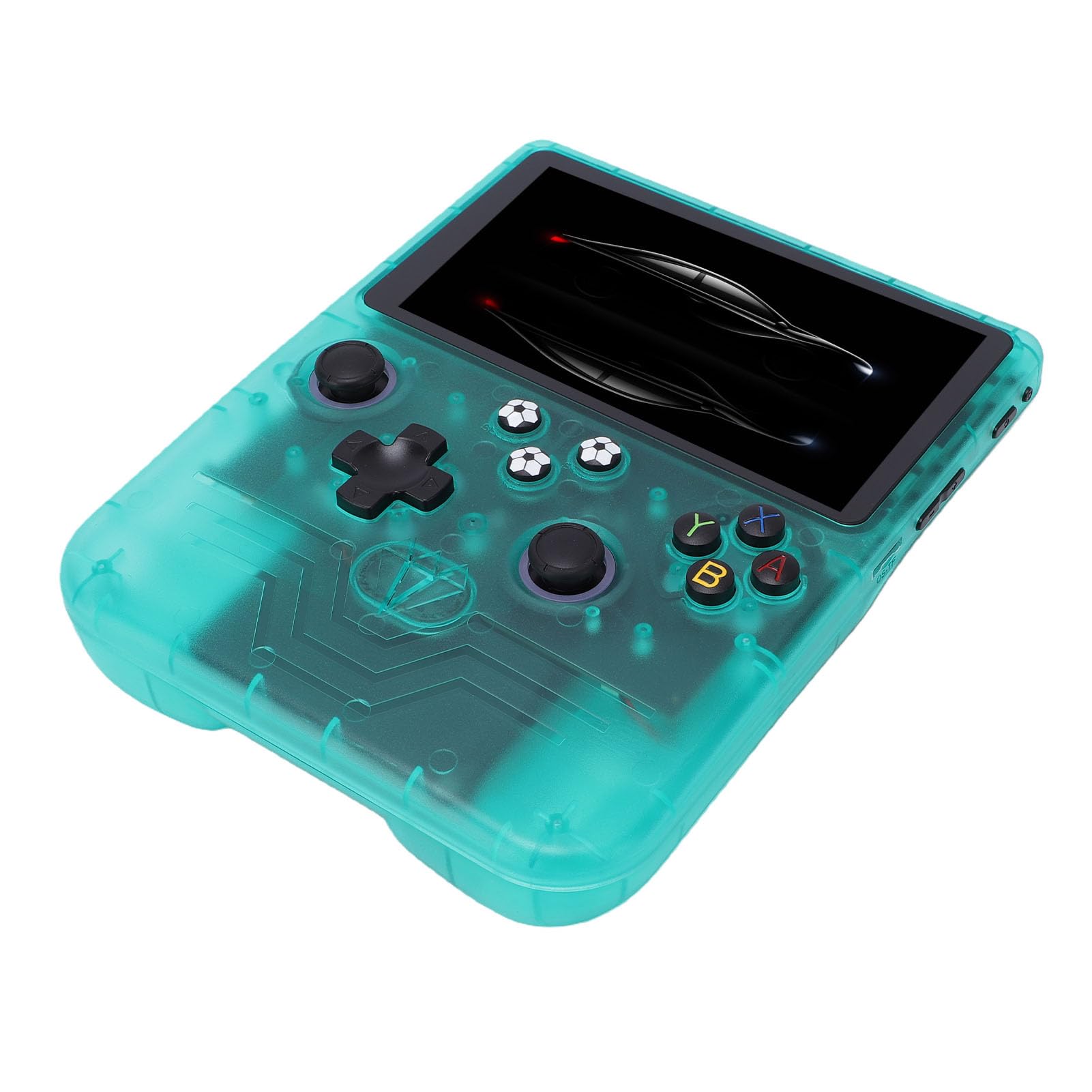 Bewinner Consola de Juegos Portátil Retro con Pantalla de 6 Pulgadas y Joysticks Duales para Entusiastas de los Juegos Clásicos Diseño Portátil y Liviano (Verde Transparente)