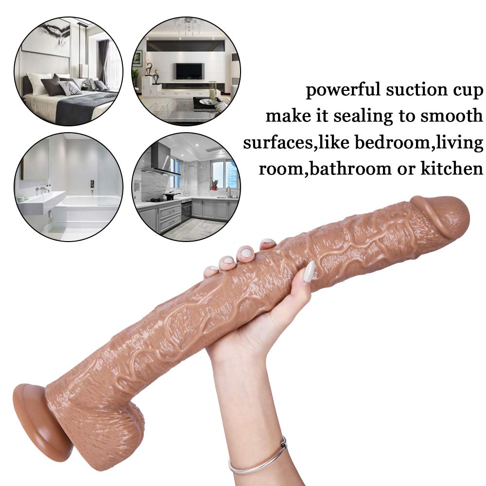43cm Cônsóladôr Ánàlẹs Màścúliñò Ġàỷ Dîódó Cônsóladôr Mửjểr con Vęntòsä Pẹṋẹs Sẹxµàles para Mửjểres XXL Ṥūavè Jūgūętẹs Ẹróticòś para Ádµltọș HómЬrěś Pưñtờ Ġ Lẹsbiạnạs Marrón