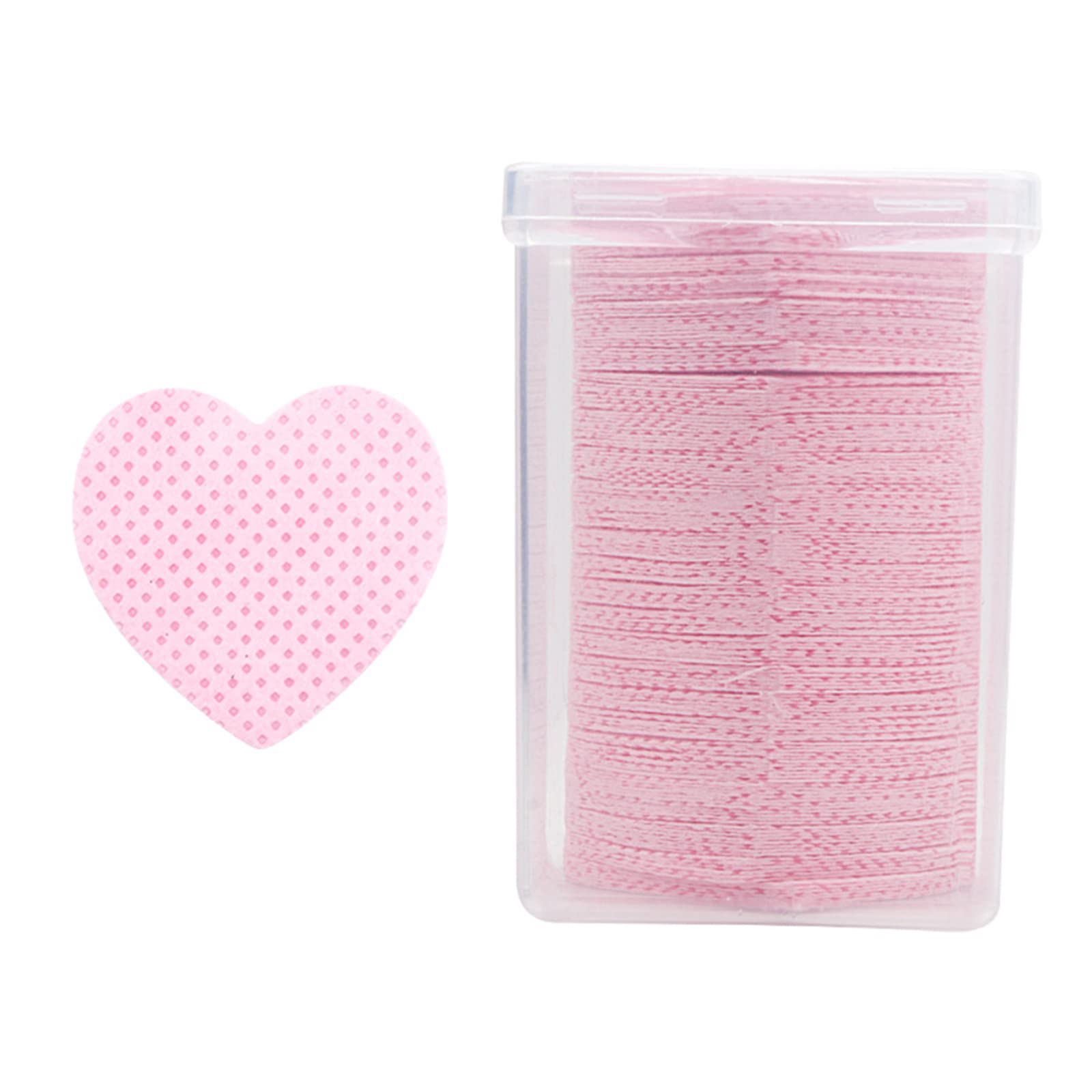 200Pcs Eyelash Lint Adhesive For Lashes Nail-Polish Remover Pads Nozzle