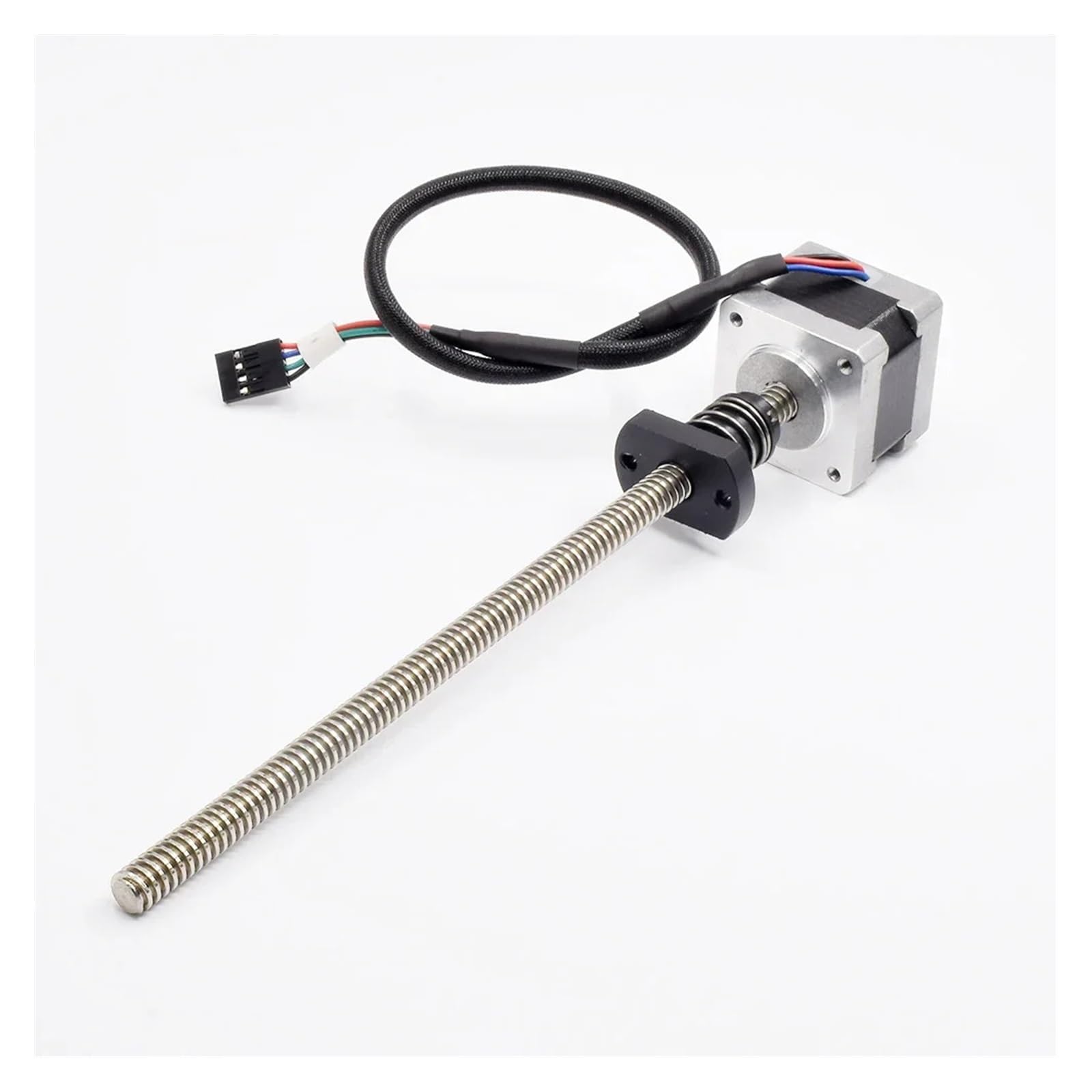 AARTERZZA Nema 14 35mm 2-Phase 4-Wire Stepping Stepper Electronic Starter DC 12V-24V T-Shaped 8mm Screw Shaft Linear Block Nut