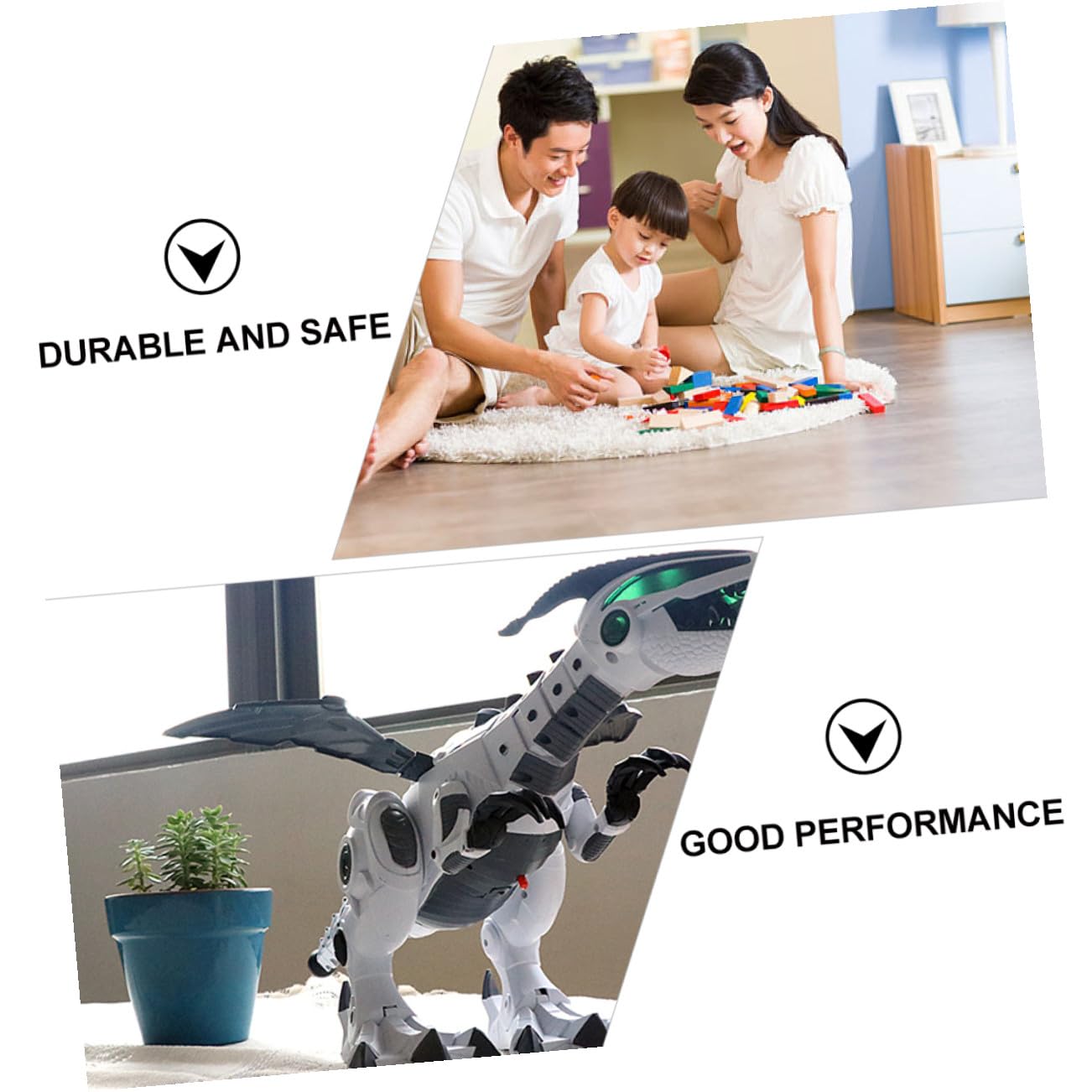 SUPVOX Dinosaurio Mecánico de Escritorio Función de Pulverización y Luz Led, Decorativo y Resistente al Óxido, Adecuado para Habitaciones Infantiles