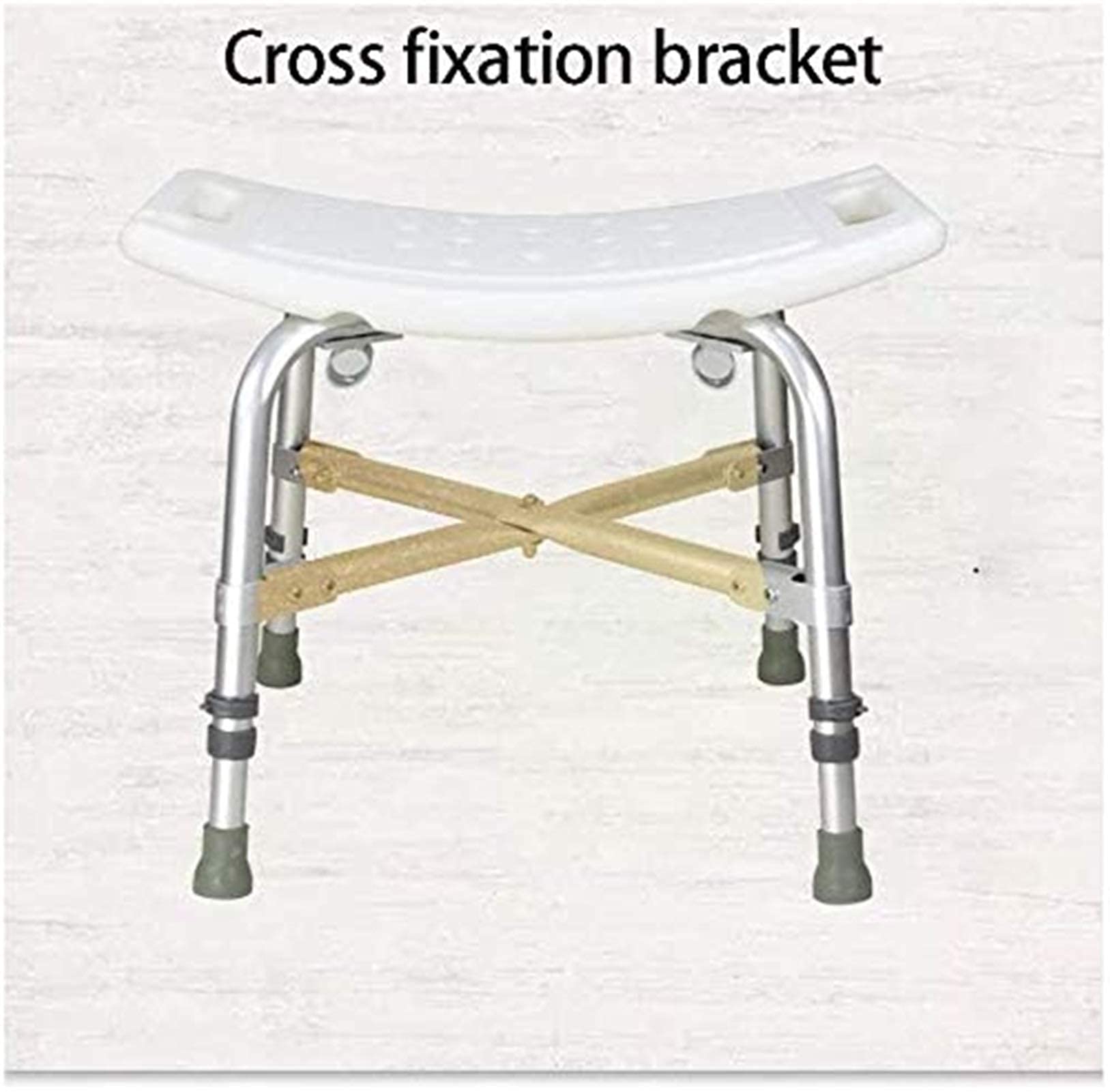 Silla De Ducha Resistente, Silla De Baño, Banco De Ducha Antideslizante De Altura Ajustable, Taburete De Bañera con Apoyabrazos Ocultos Y Respaldo Adecuado para per,R2-Without Backrest