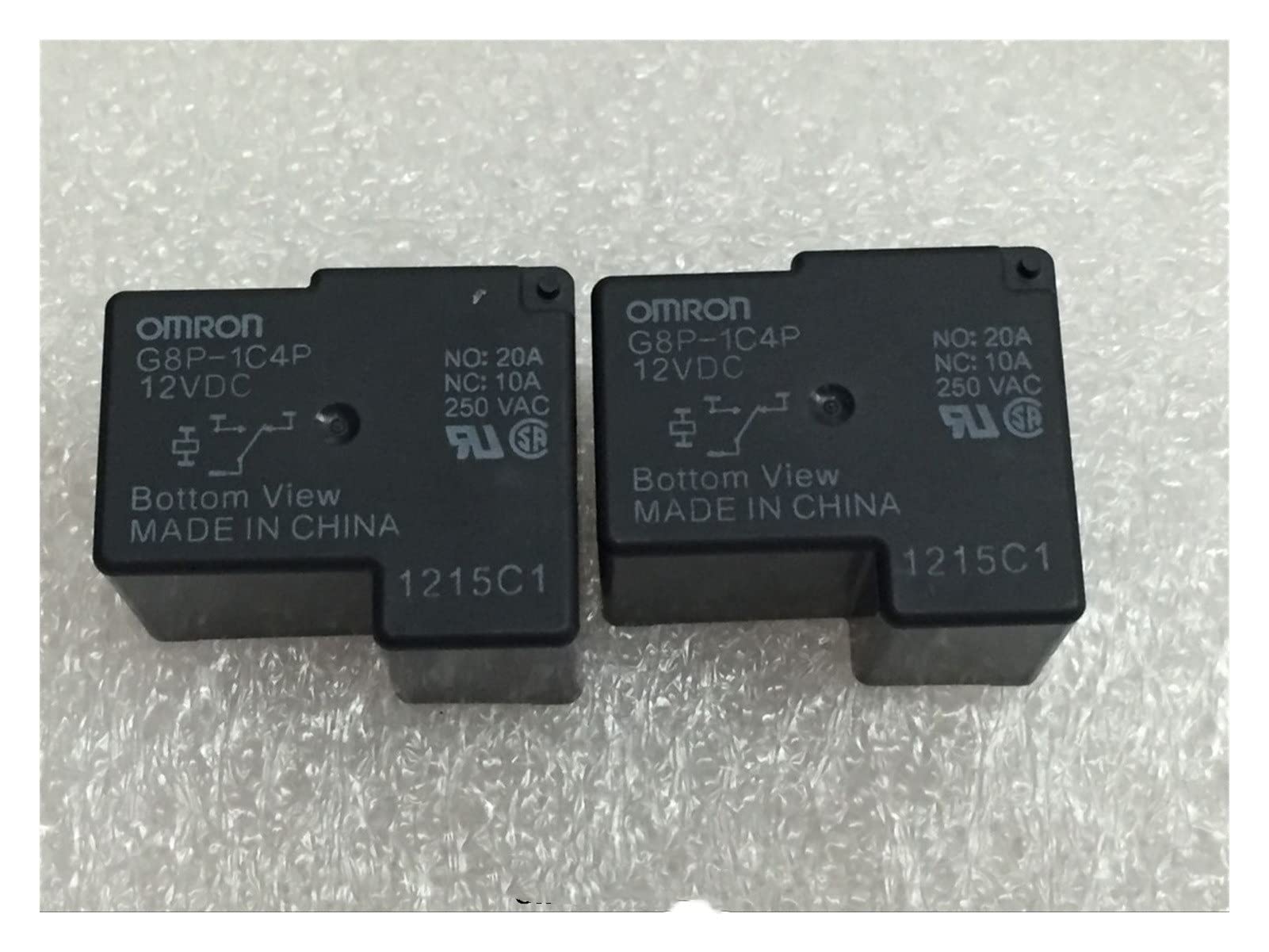 Relais de puissance G8P-1C4P 24V 20A pour éviter les pannes de surchauffe sur circuit imprimé