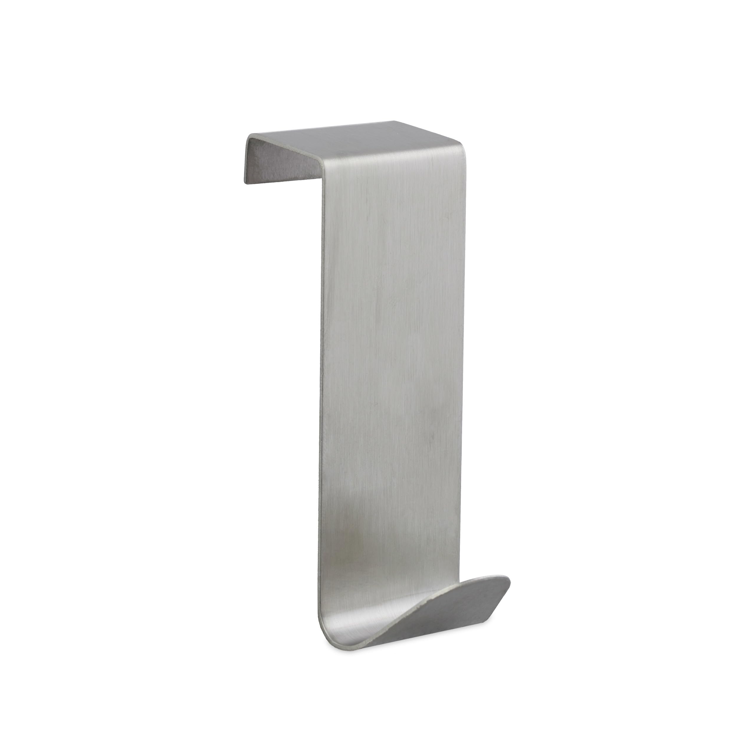 Relaxdays Ganci a S Acciaio Antiruggine 4 pz per Porta Mobili 2 cm