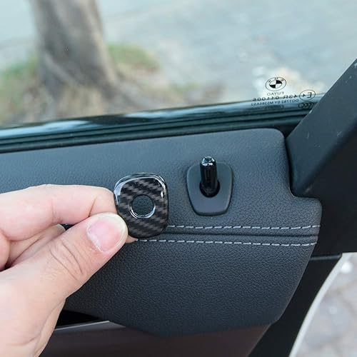 Miniatura 1 de CHEYA 4 piezas de plástico ABS para BMW X3 X4 G01 G02 2018-2020 puerta cerradura cubierta TRIM Accesorios