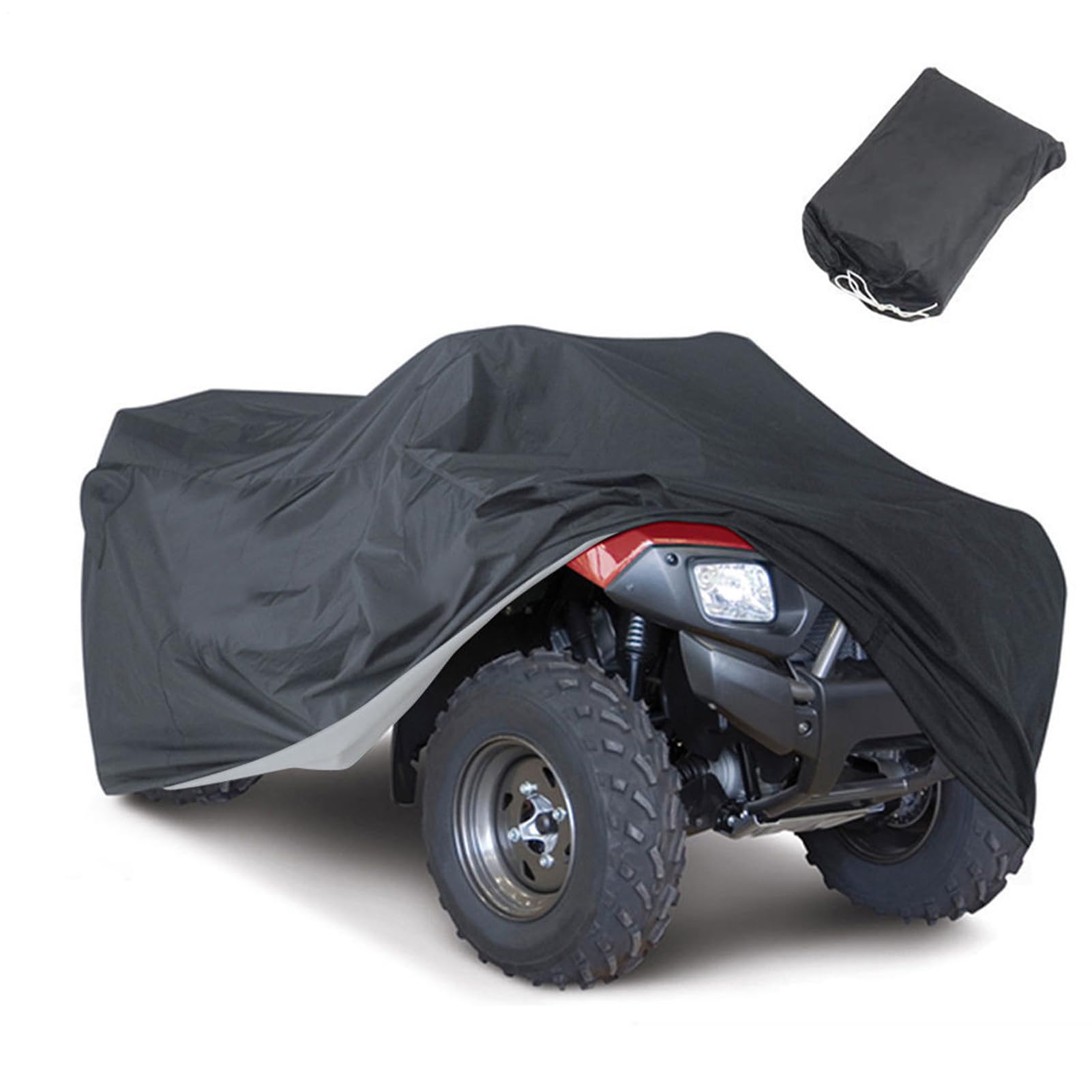 Copertura Impermeabile Per ATV, Telo Copri Quad ATV Antivento Protezione UV, Telo Copertura Per Moto Quad Con Strisce Riflettenti, Protezione Per Tutte Le Condizioni Atmosferiche