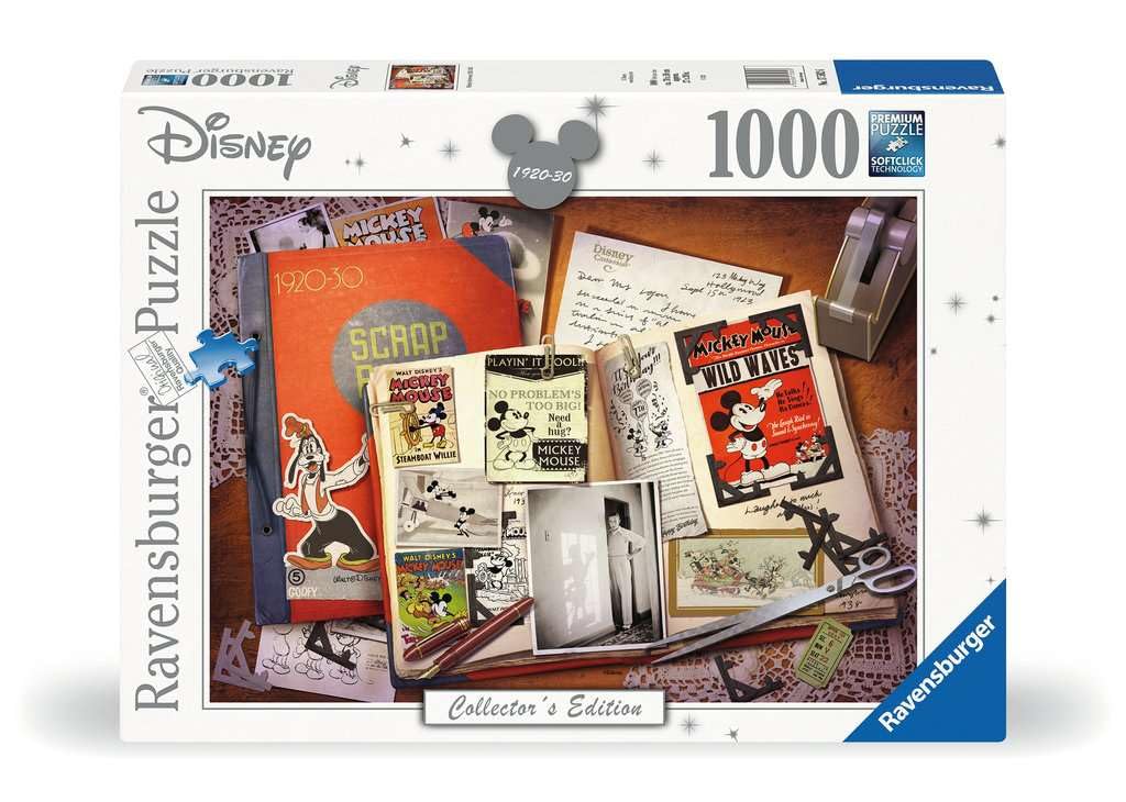 RavensburgerPuzzle 17582 - 1930 Mickey Anniversary - 1000 Teile Disney Puzzle für Erwachsene und Kinder ab 14 Jahren