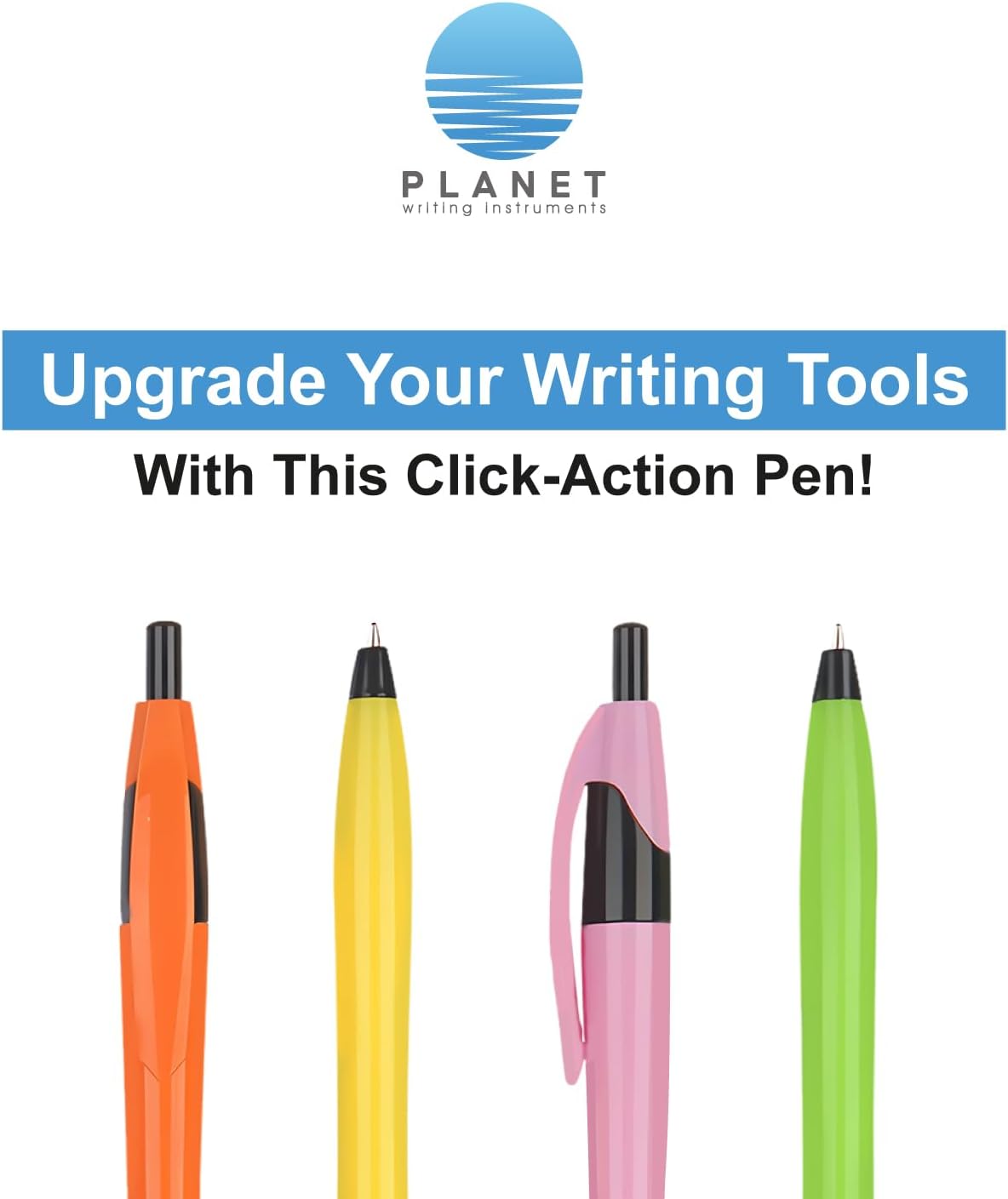 Personalized Plastic Pens with Black Ink, Custom Pens personalized with Black Ink. Custom Printed Name/Business/Event Information (Yellow, 300 Count, Pack of 1)