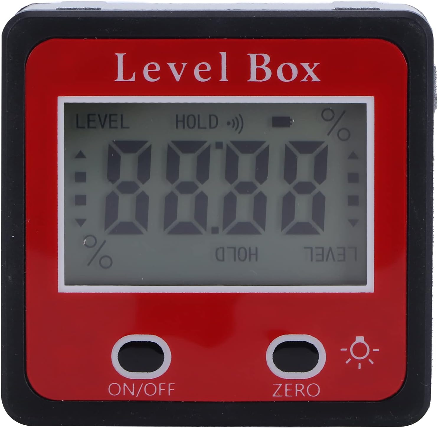 Digital Level LCD Inclinometer Protractor, Portable Angle Finder with Magnet, High Accuracy Measuring Device for Woodworking, Construction, and Metal Surfaces, ABS Aluminum Alloy T