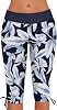 Urchics Womens Plus Size Rash Guard Capris High Waist Swimwear Bottoms Long Swim Shorts Tankini Bottom Swim Lengging