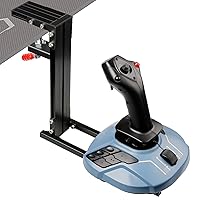 Vista 5 de Hikig The Desk Mount for The Flight Sim Game Joystick, Throttle and Hotas Systems. Fit Almost All of The Flight Sim Game Joystick Controllers