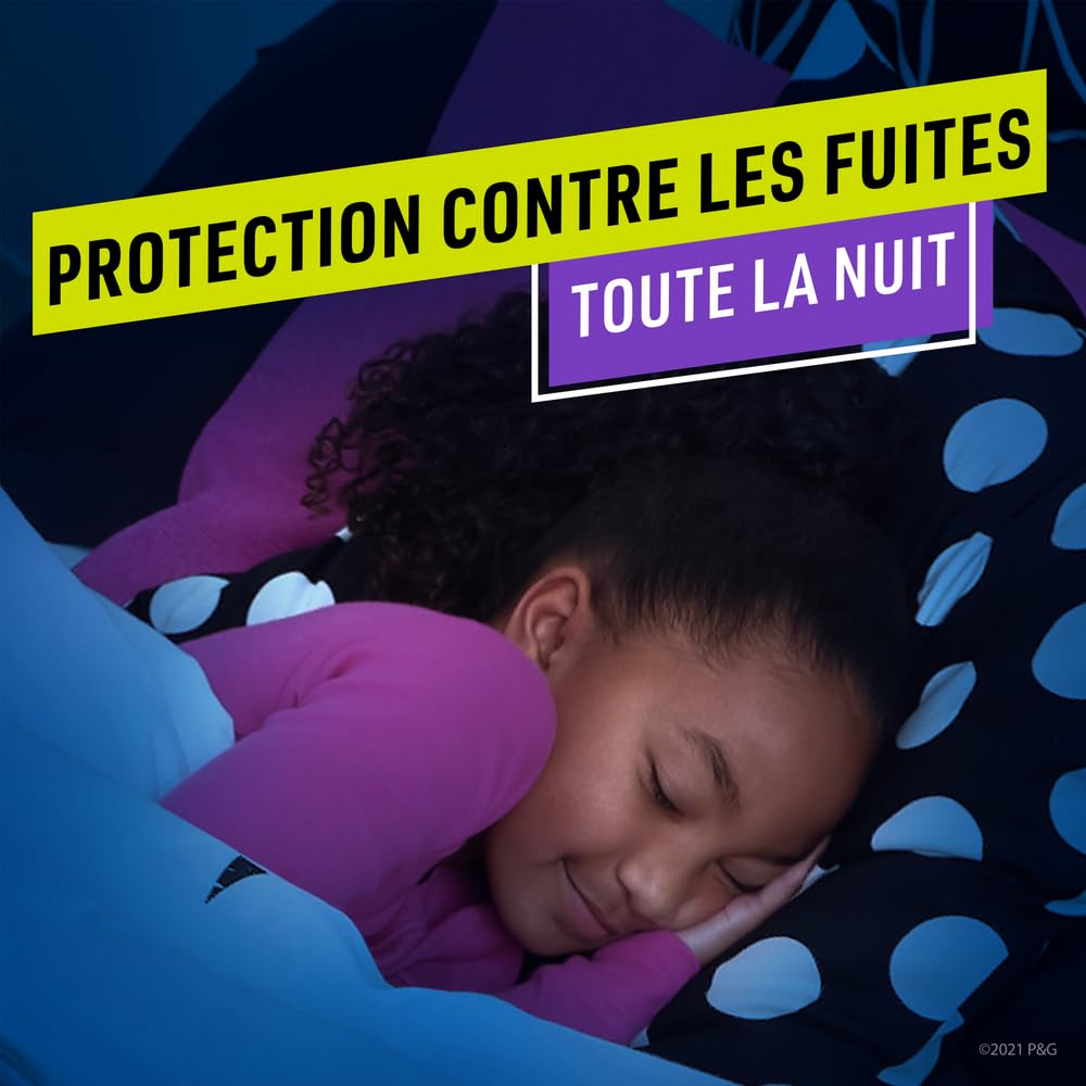 Pampers Ninjamas - Pantalones de pijama para niñas, 4-7 años (17-30 kg), 60 pantalones de noche, protección contra fugas durante toda la noche, el embalaje puede variar