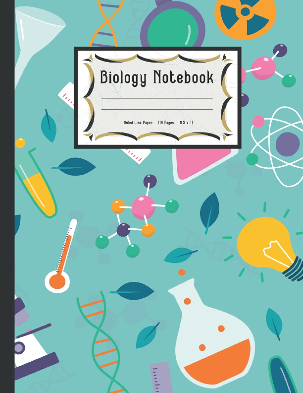 Biology Notebook: Exploring Creation with Biology College Ruled Students or Anyone Attending Biology Course: Size (8.5"x11")/ 110 Pgaes