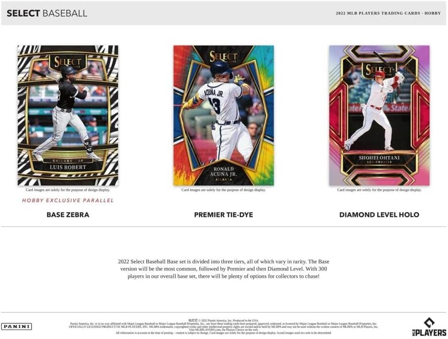 2022 Panini Select Baseball HOBBY box (12 pks/bx)