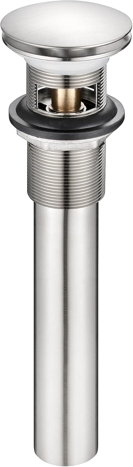 HEATGENE Venetian Bronze Bathroom Sink Drain, Pop Up Drain Stopper, Fits 1-1/2" Opening with a 1-1/4" Tailpiece