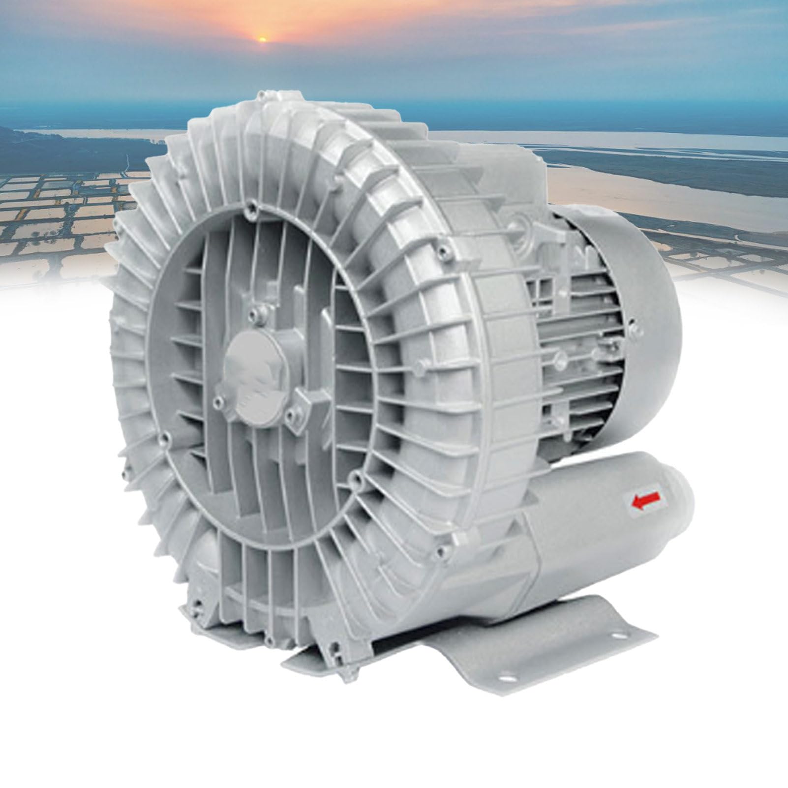 Pvxa Ide Channel Centrifugal Blower,Large Airflow Type High-Pressure Vortex Ring Blower, Regenerative Blower, for Air Blowing or Suction ThreePhase-750W/1HP