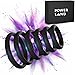 POWERLAD Juego de anillos gallo 6 anillos Anillo Pene Masculino, más duradero silicona médica SM juego de restricción juguetes sexuales para parejas masculinas