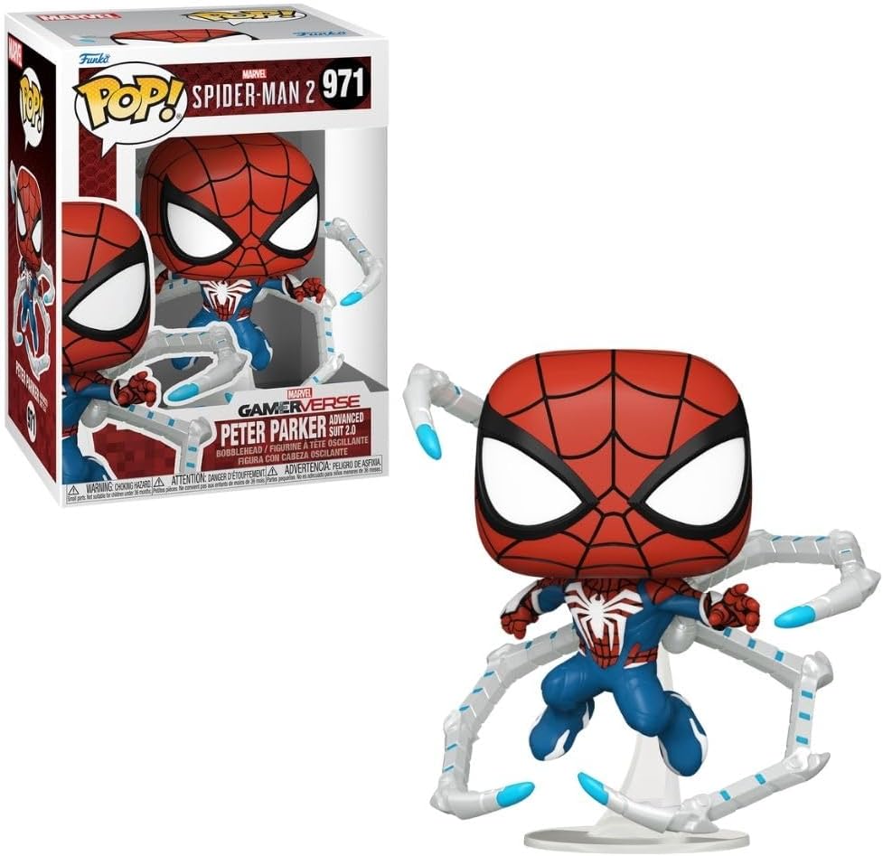 BONECO FUNKO POP GAMES SPIDERMAN 2 PETER PARKER ADVANCED SUIT 2.0