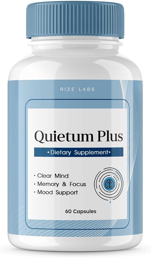 Quietum Plus Tinnitus Support Supplement - 60 Capsules To Help Reduce Ear Ringing