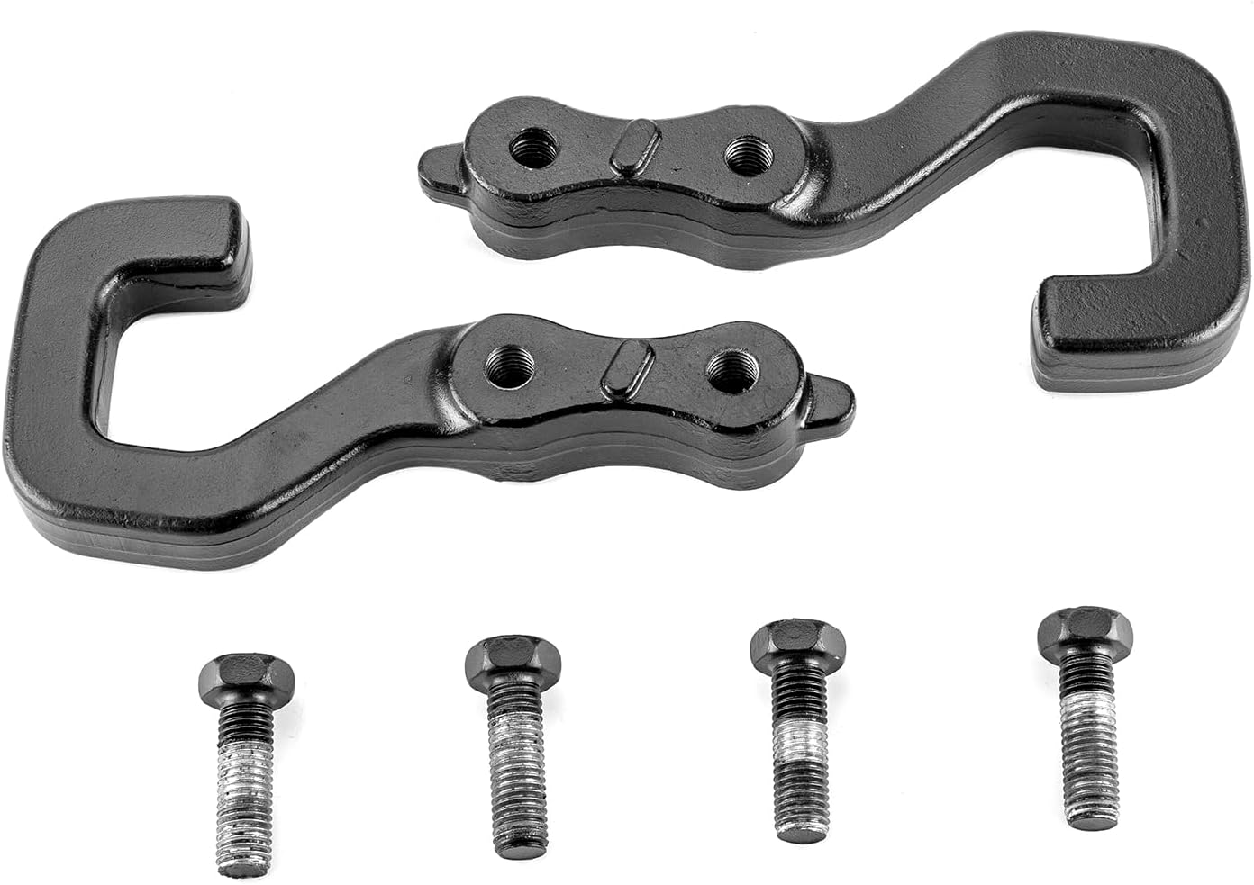 WeiSen Rear Bumper Tow Hooks Heavy Duty Steel Compatible with Jeep Gladiator JT 2018-2026 Replacement 68334733AB / 68334733AA, Black
