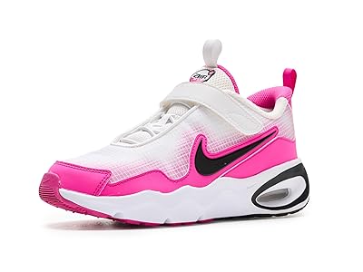 Nike Kids Air Max Nova (Little Kid) Kids Shoes White/Black/Laser Fuchsia : 3 Little Kid M, Synthetic/Textile