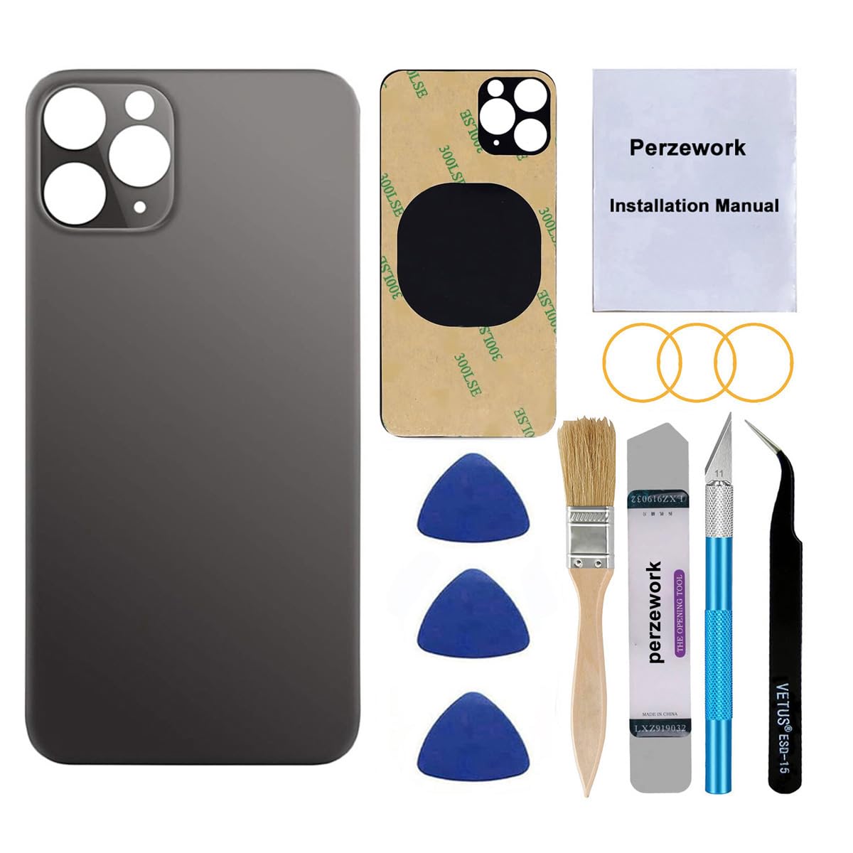 Amazon.com: Perzework OEM Rear Back Glass Replacement for iPhone