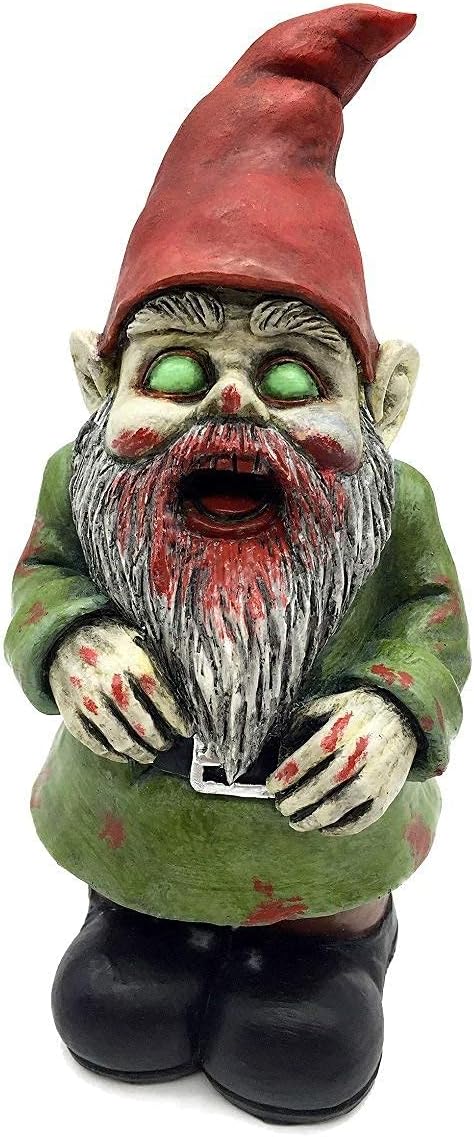 G150027 Zombie Walking Dead Gnome Garden Statue Sculpture