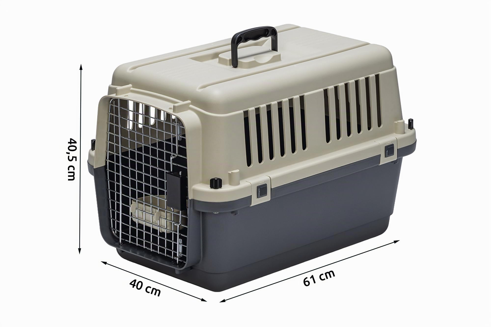 Karlie 513771 Nomad - Caja de avión para Perro y Gato, 62 x 40 x 41 cm (S)