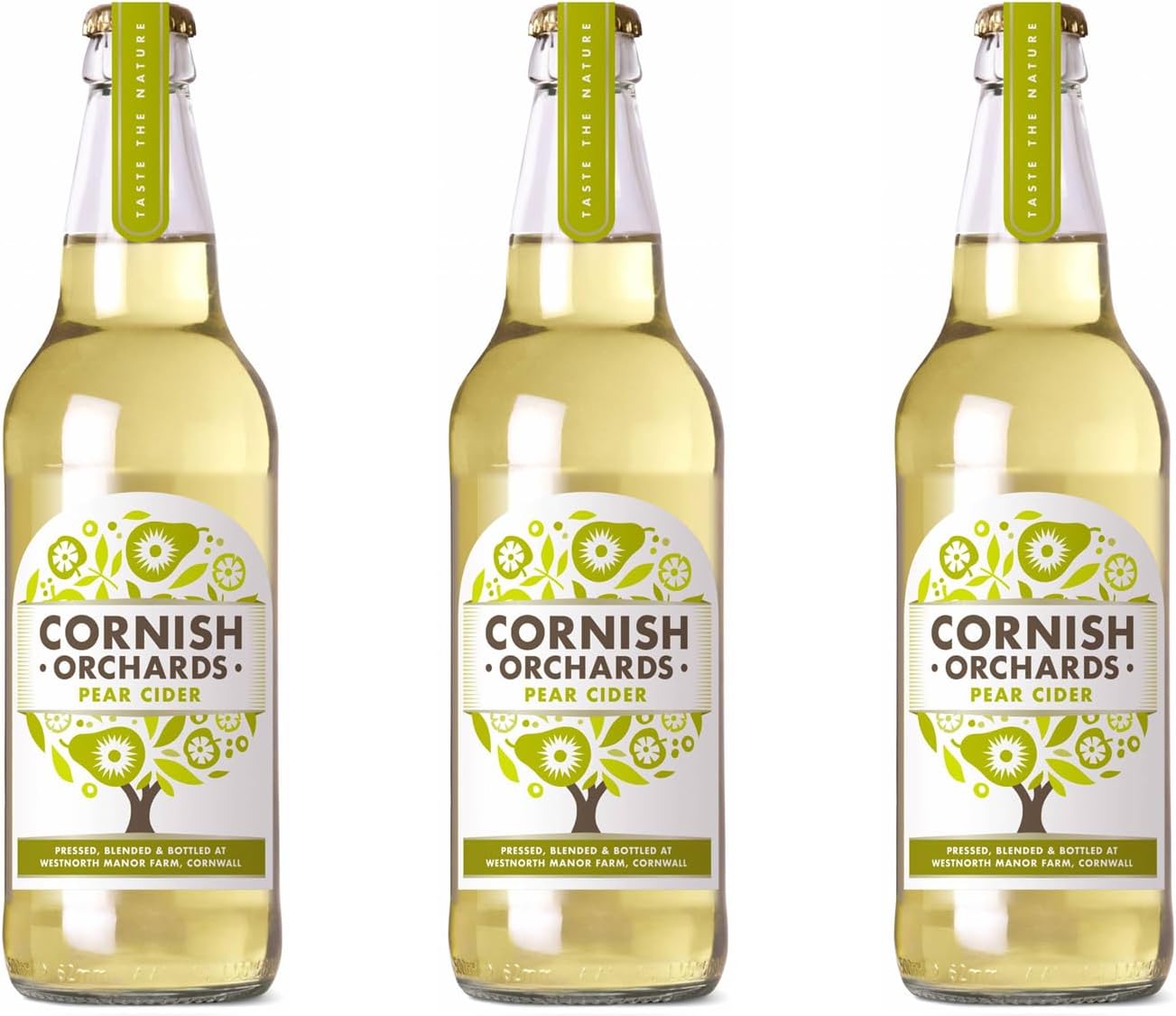 Cornish Orchards Pear Cider 50cl x 3 Glass Bottles