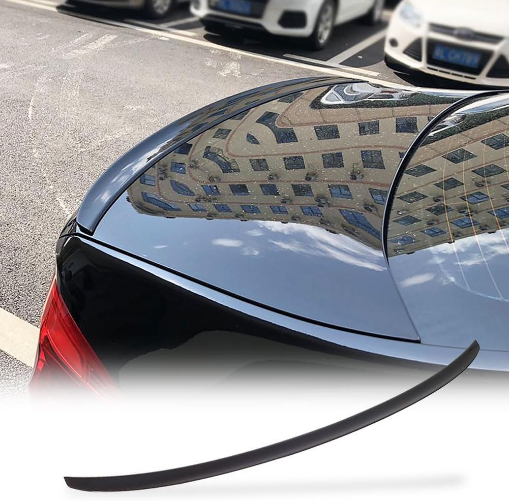 MCARCAR KIT Trunk Spoiler for BMW 5 Series G30 520i 530i 540i M550i Sedan 2017-2021 Trunk Highkick Spoiler Wing(Gloss Black Fiberglass FRP)