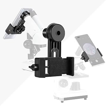 Smartphone Camera Adapter - Microscope Eyepiece Tube 23.2mm, Built-in 16X Microscope Eyepiece